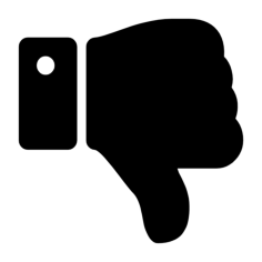 Gui Thumbs Down Tracing Svg Vector, Free Vectors File